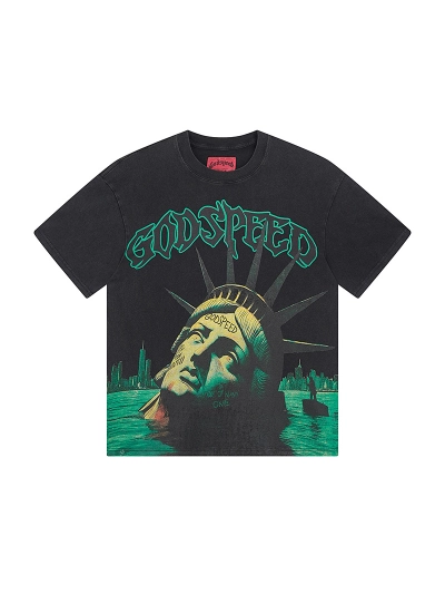 Godspeed T-Shirt Washed Black 1069 02