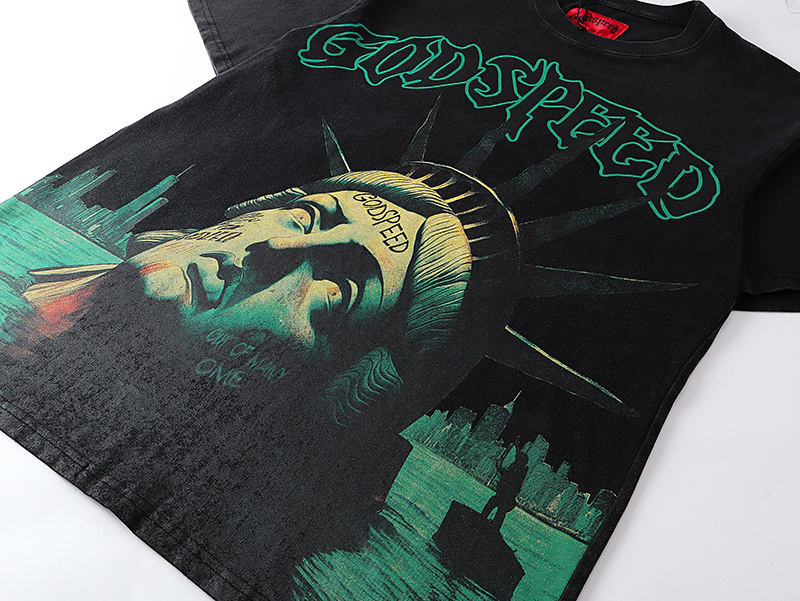 Godspeed T-Shirt Washed Black 1069