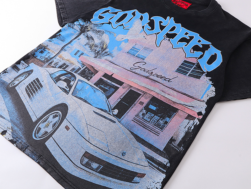 Godspeed T-Shirt Washed Black 1070