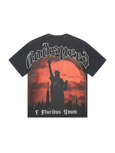 Godspeed T-Shirt Washed black 1072 02