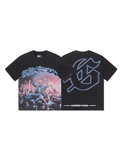 Godspeed T-Shirt Washed black 1075 01