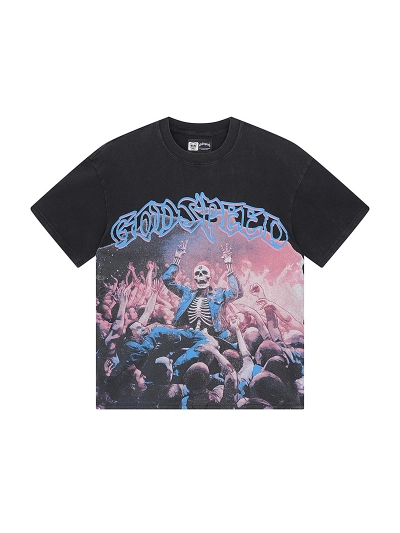 Godspeed T-Shirt Washed black 1075 02