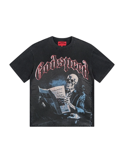 Godspeed T-Shirt Washed black 1079 02