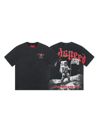 Godspeed T-Shirt Washed Black 1082 01