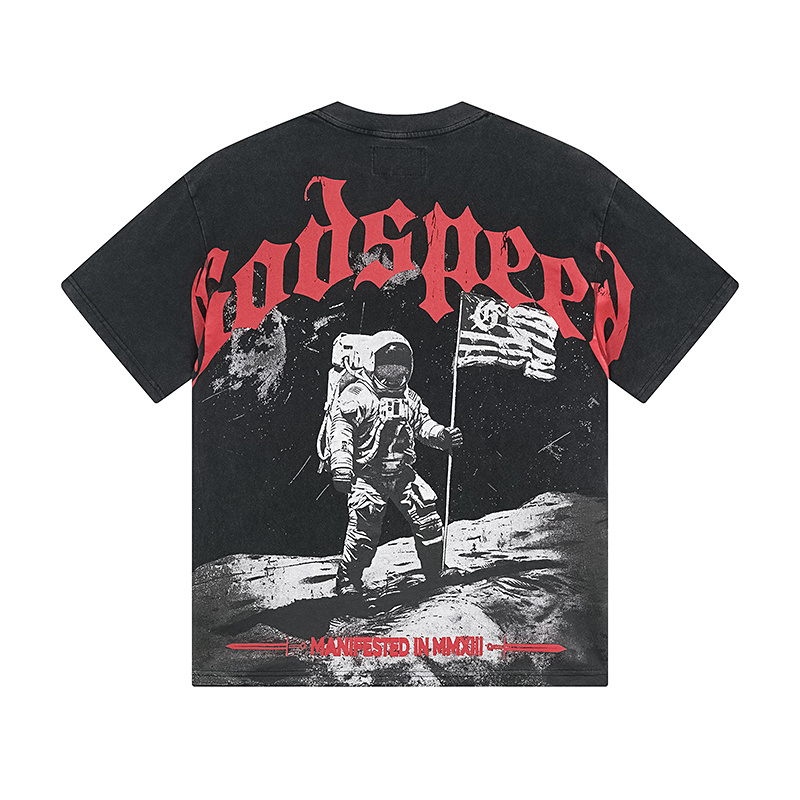 Godspeed T-Shirt Washed Black 1082