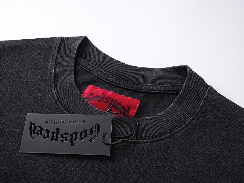 Godspeed T-Shirt Washed Black 1082