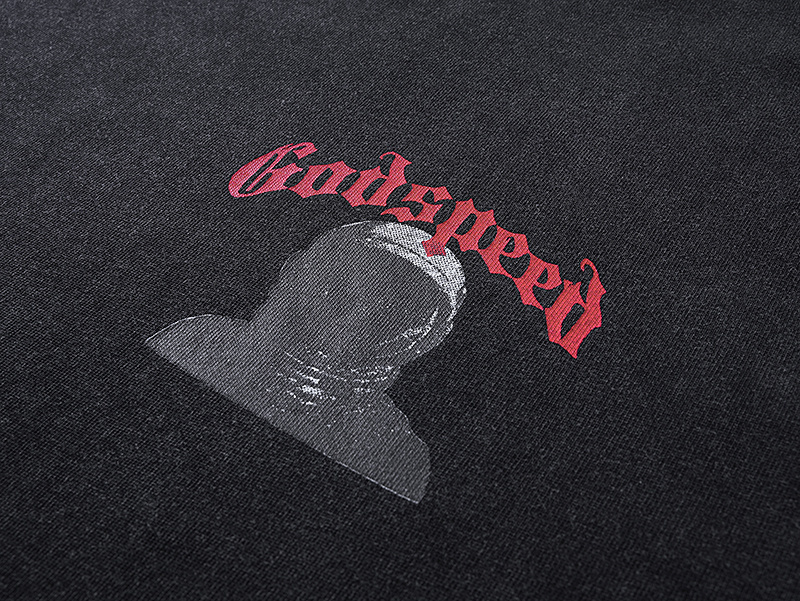 Godspeed T-Shirt Washed Black 1082