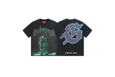 Godspeed T-Shirt Washed Black 1086 01