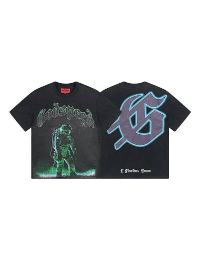 Godspeed T-Shirt Washed Black 1086 01