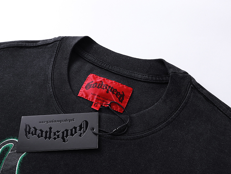 Godspeed T-Shirt Washed Black 1086