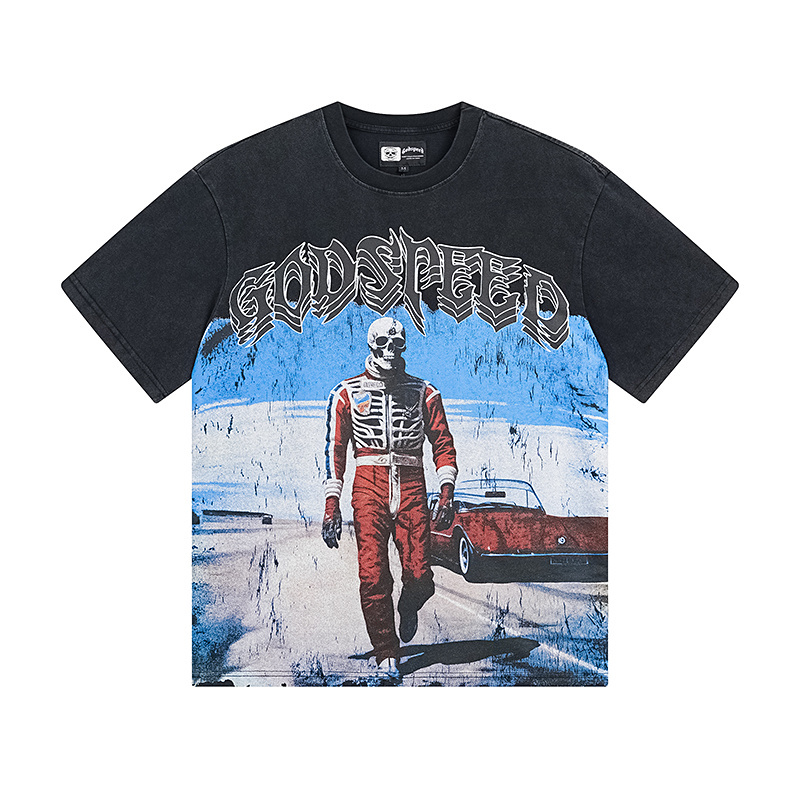 Godspeed T-Shirt Washed Black 1087