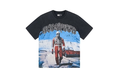 Godspeed T-Shirt Washed Black 1087 02