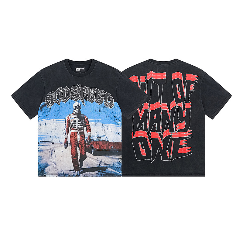 Godspeed T-Shirt Washed Black 1087