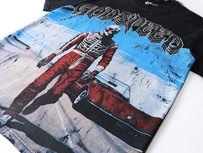 Godspeed T-Shirt Washed Black 1087