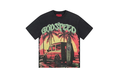 Godspeed T-Shirt Washed black 1108 02