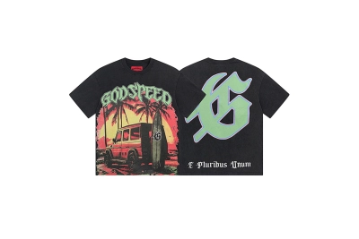 Godspeed T-Shirt Washed black 1108 01