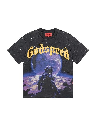 Godspeed T-Shirt Washed black 1090 02