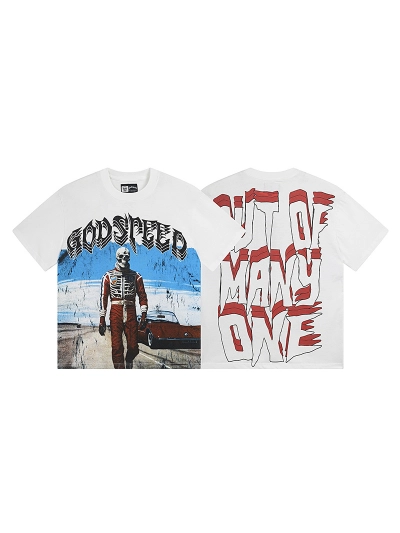 Godspeed T-Shirt Washed white 3087 01