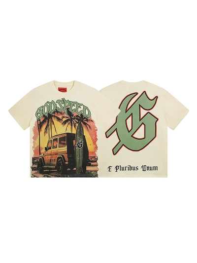 Godspeed T-Shirt Washed white 3108 01