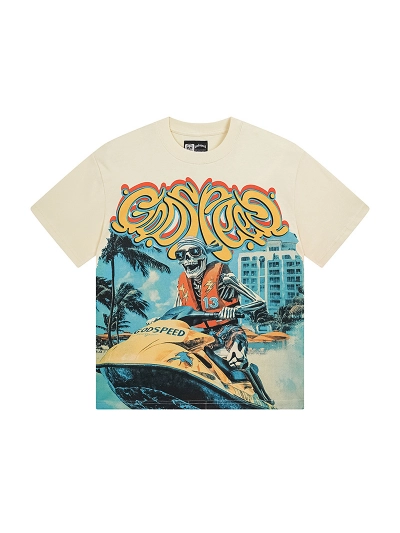 Godspeed T-Shirt Washed white 3111 02