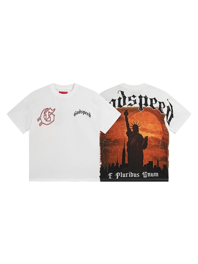 Godspeed T-Shirt Washed white apricot 3072 01