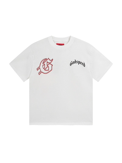 Godspeed T-Shirt Washed white apricot 3072 02