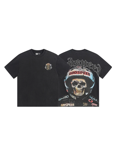 Godspeed T-Shirt Washed black 1076 01