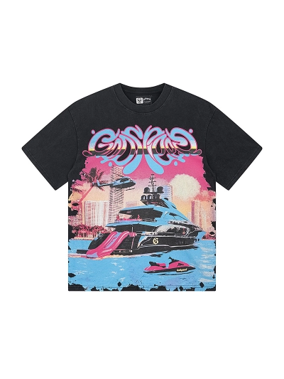 Godspeed T-Shirt Washed black 1109 02