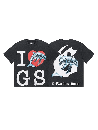 Godspeed T-Shirt Washed black 1112 01