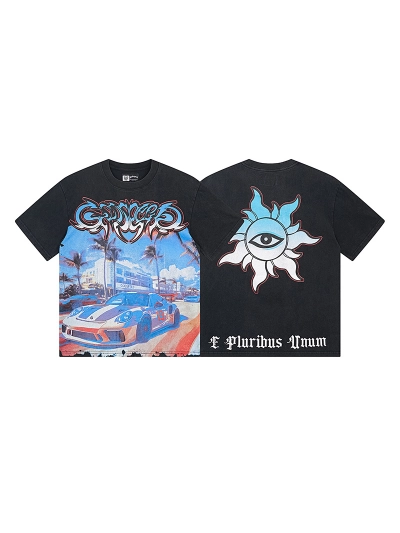 Godspeed T-Shirt Washed black 1113 01