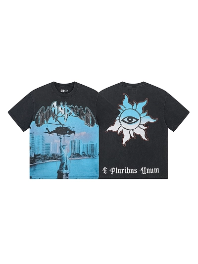 Godspeed T-Shirt Washed black 1116 01