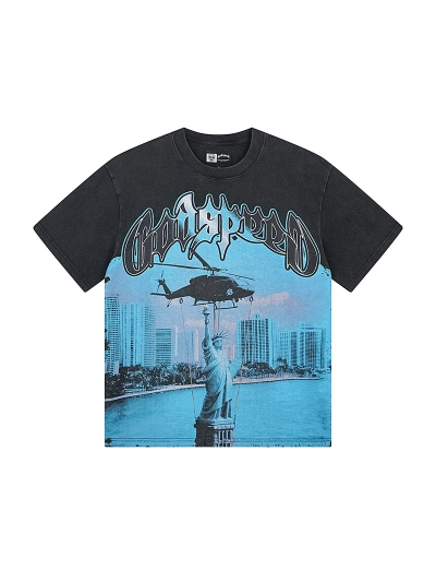 Godspeed T-Shirt Washed black 1116 02