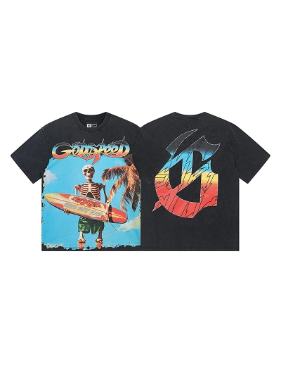 Godspeed T-Shirt Washed black 1117 01