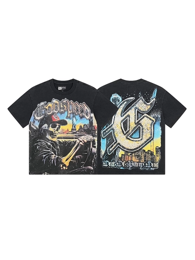 Godspeed T-Shirt Washed black 1120 01