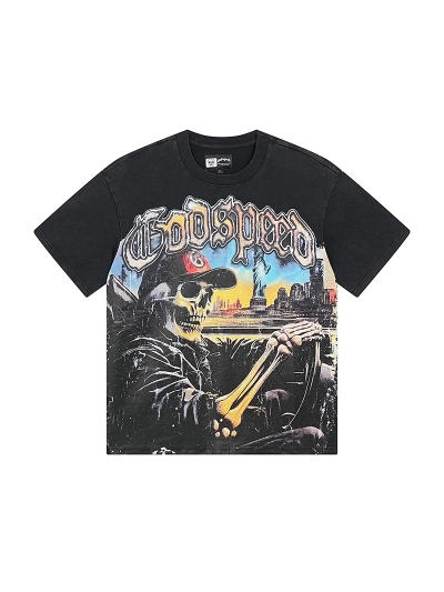 Godspeed T-Shirt Washed black 1120 02