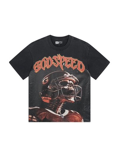Godspeed T-Shirt Washed black 1122 02