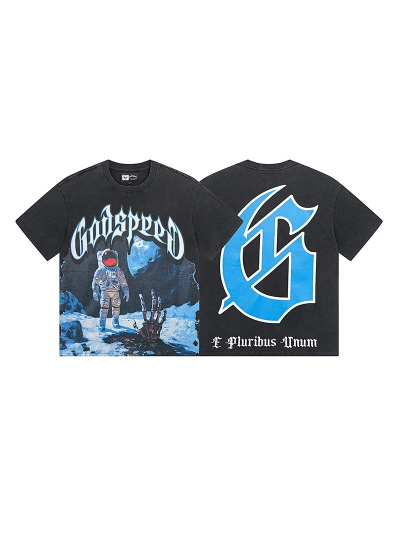 Godspeed T-Shirt Washed black 1123 01