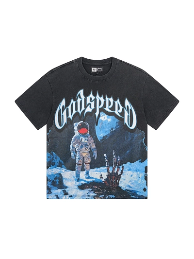 Godspeed T-Shirt Washed black 1123 02