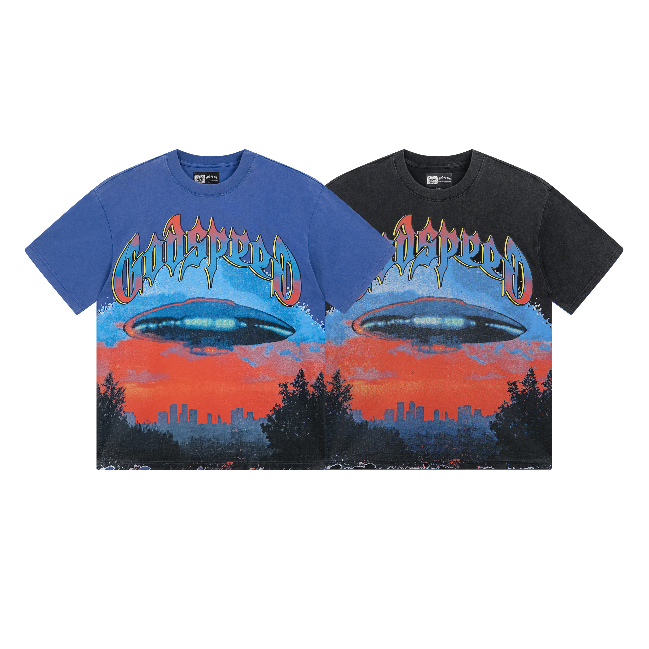 Godspeed T-Shirt Washed black 1125