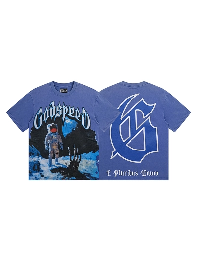Godspeed T-Shirt Washed blue 1123 01