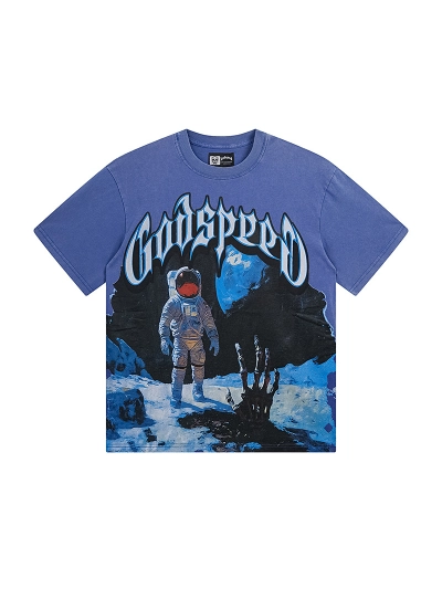 Godspeed T-Shirt Washed blue 1123 02