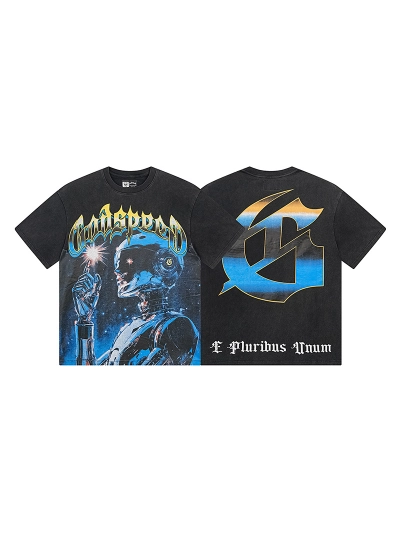 Godspeed T-Shirt Washed black 1126 01