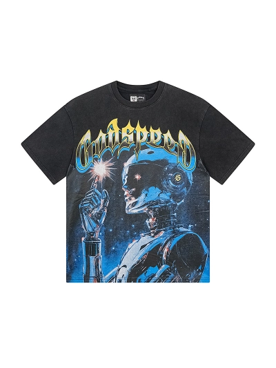 Godspeed T-Shirt Washed black 1126 02