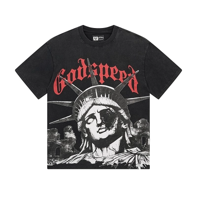Godspeed T-Shirt Washed black 1127 02