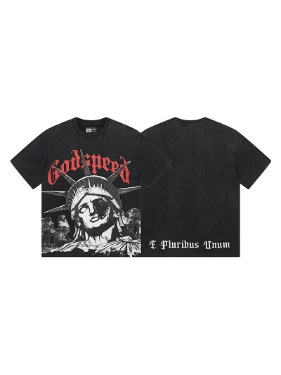 Godspeed T-Shirt Washed black 1127 01