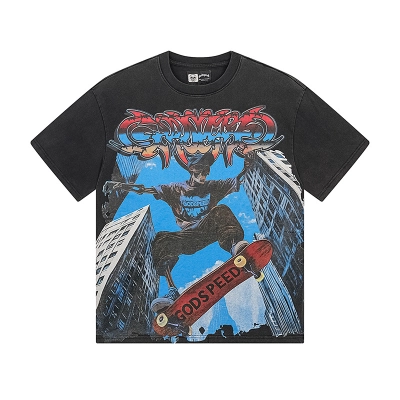 Godspeed T-Shirt Washed black 1128 02