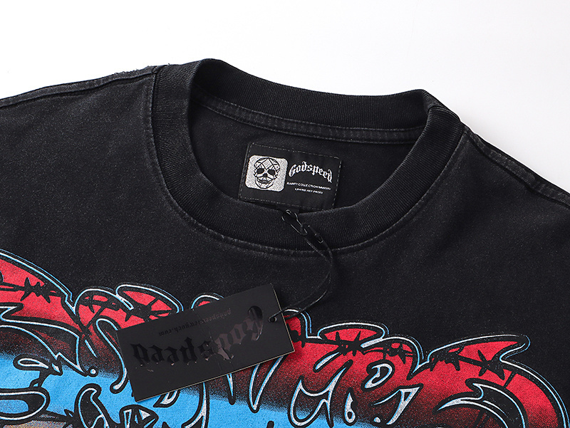 Godspeed T-Shirt Washed black 1128