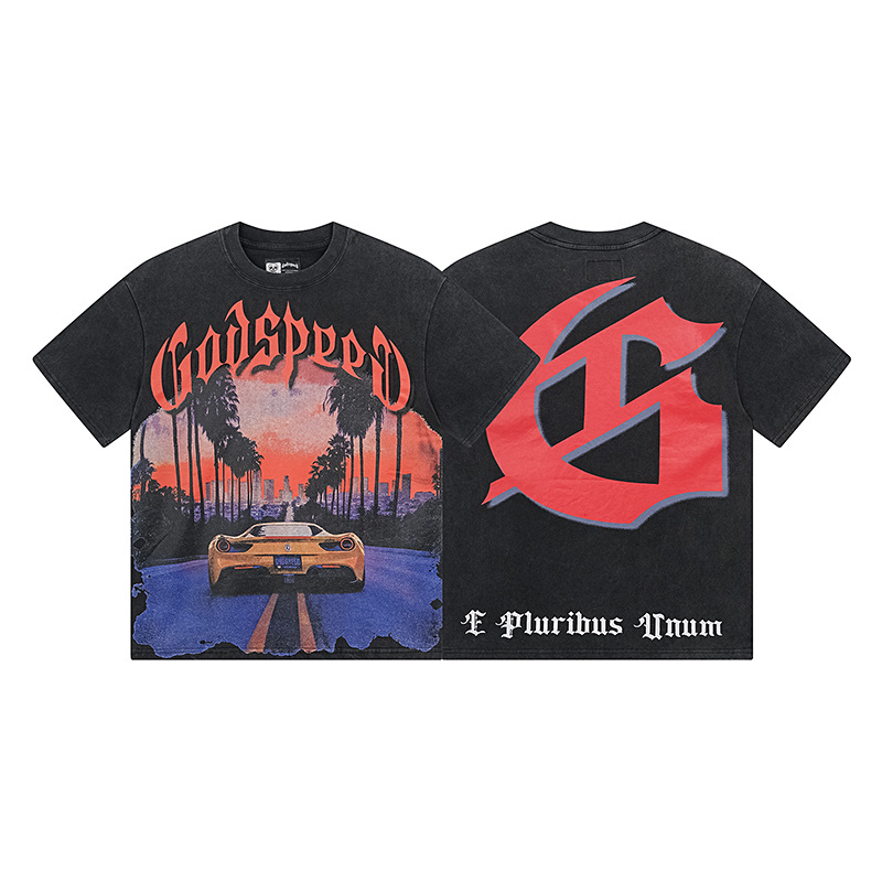 Godspeed T-Shirt Washed black 1129