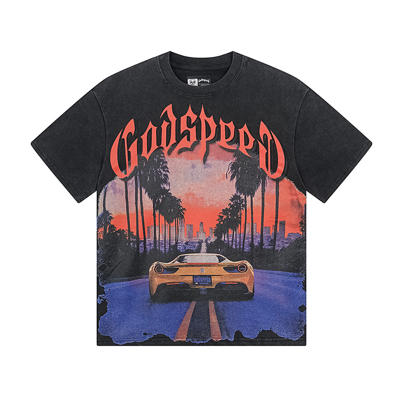 Godspeed T-Shirt Washed black 1129