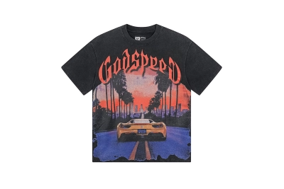 Godspeed T-Shirt Washed black 1129 02